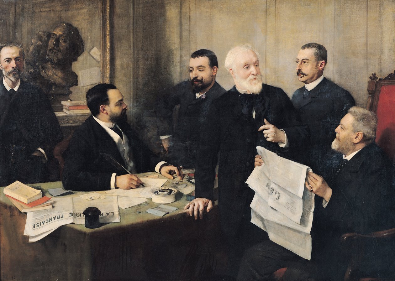 O Conselho de Administração da &39;República Francesa&39;, 1890 de Henri Gervex