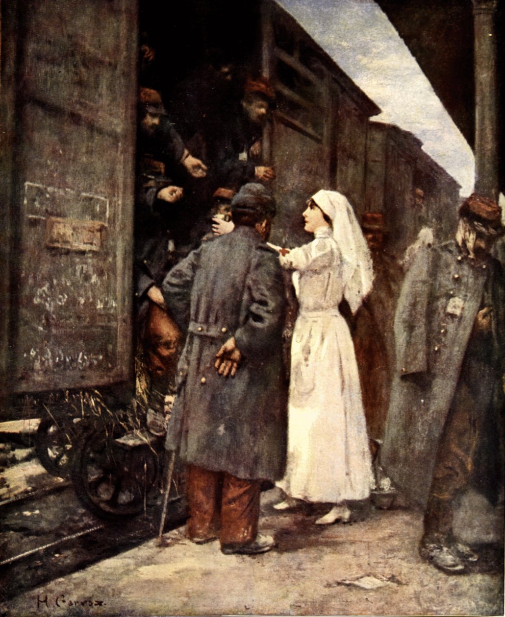 Trem dos Feridos, 1915 de Henri Gervex
