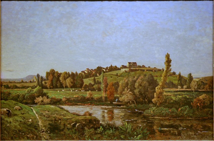 Paisagem em AuvergnenFrancais: Paisagem em Auvergnen de Henri Joseph Harpignies