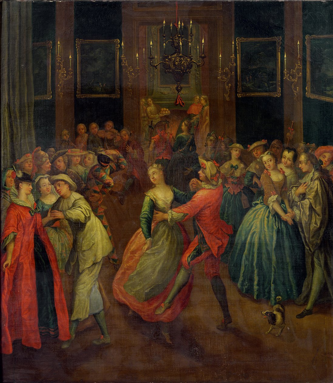 O baile de fantasias de Henri Joseph Van Blarenberghe
