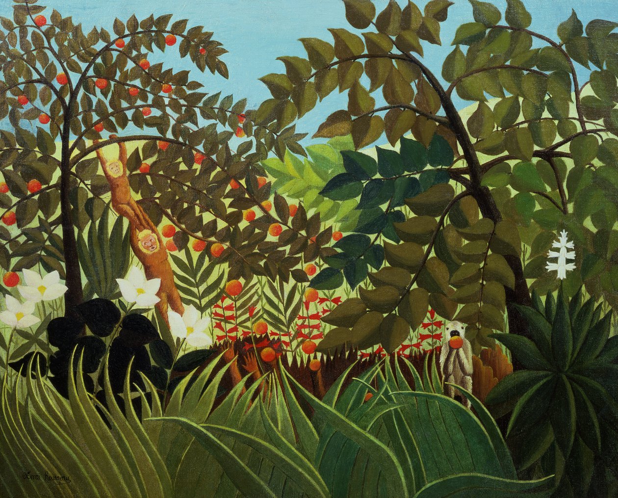 Paisagem exótica de Henri Rousseau