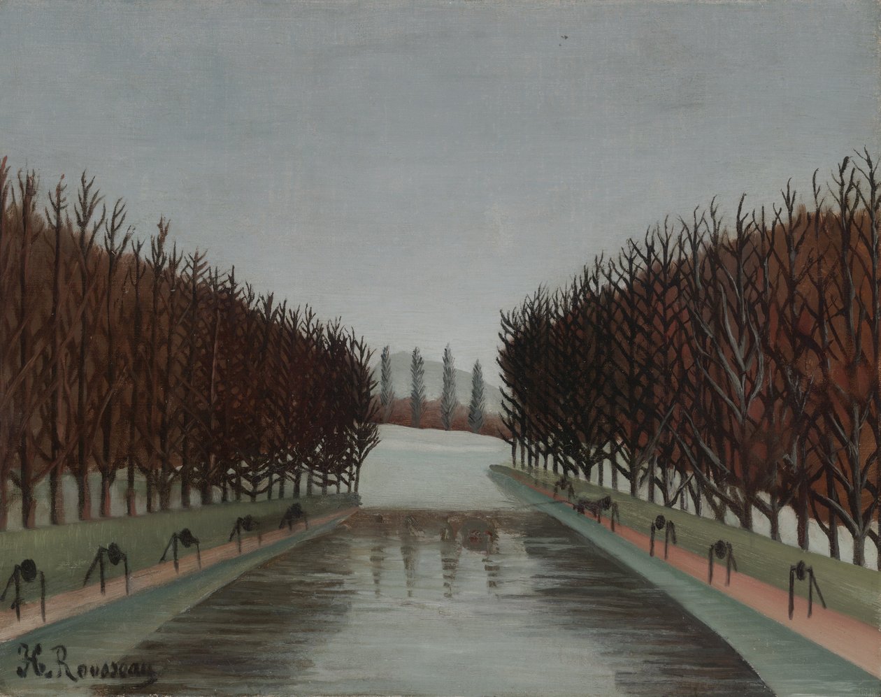 O Canal, c.1905 de Henri Rousseau