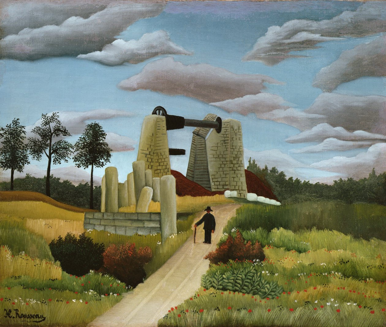 A pedreira de Henri Rousseau
