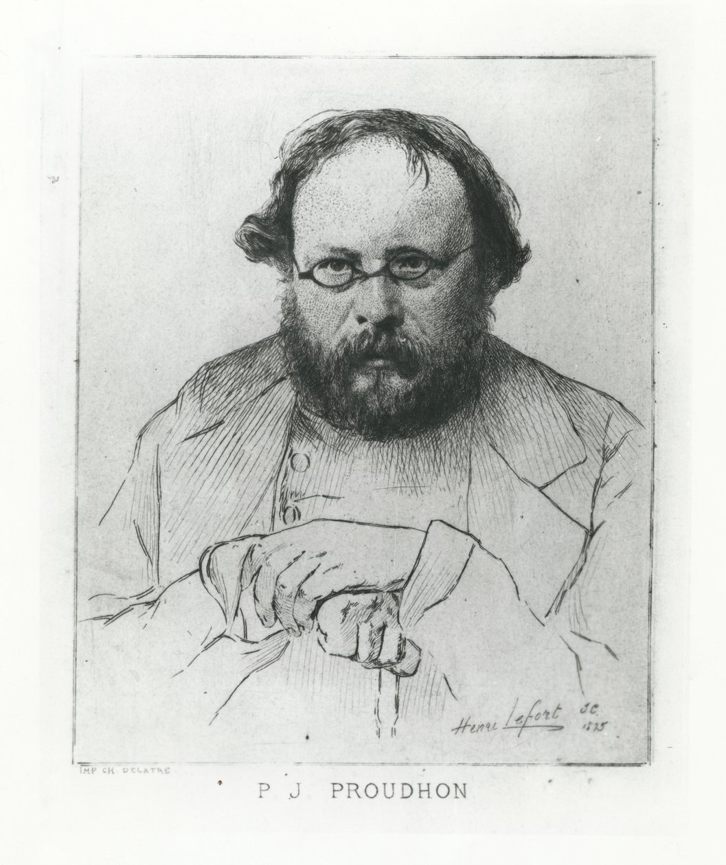 Pierre-Joseph Proudhon, 1895 de Henri Lefort