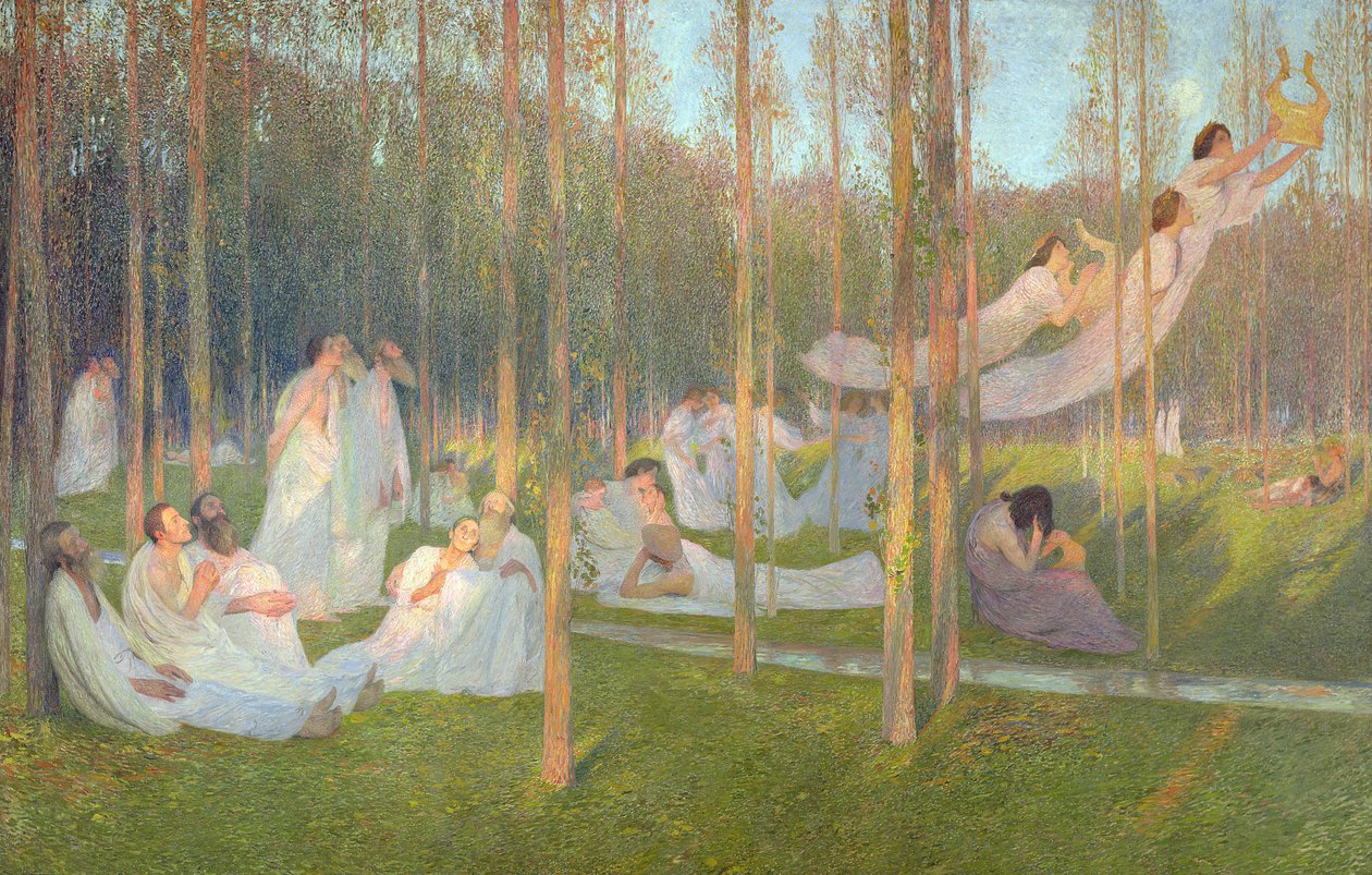 "Serenity", ilustração para o livro VI da Eneida de Henri Martin