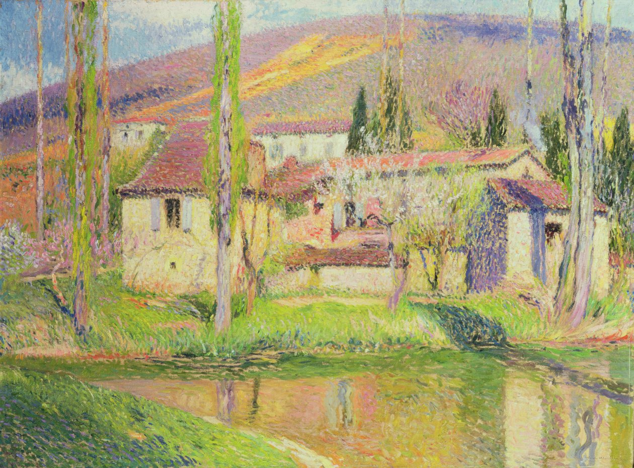 O Bastide du Vert, c.1909 de Henri Martin
