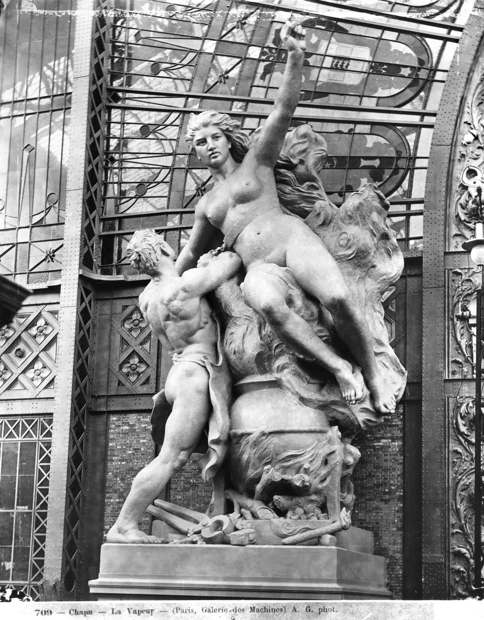 Vapor, c.1889 (gesso) de Henri Michel Antoine Chapu