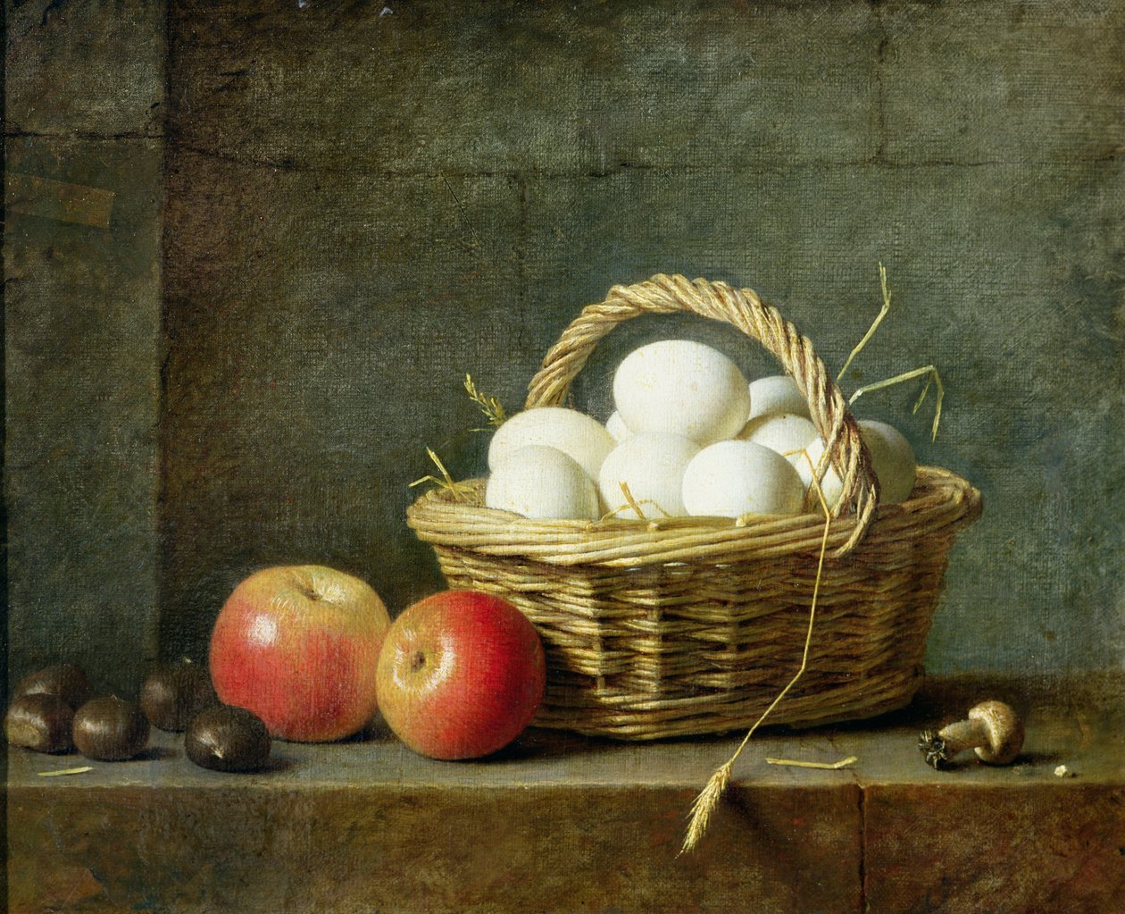 A cesta de ovos, 1788 de Henri Roland de la Porte