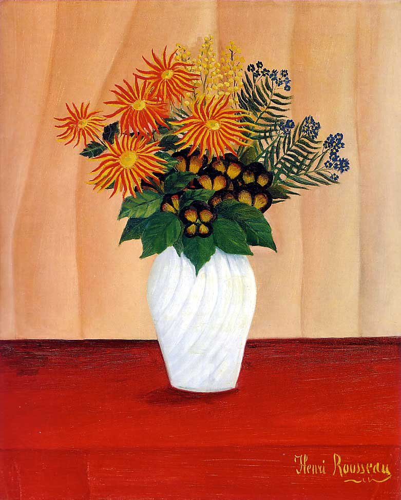 Buquê de flores de Henri Rousseau