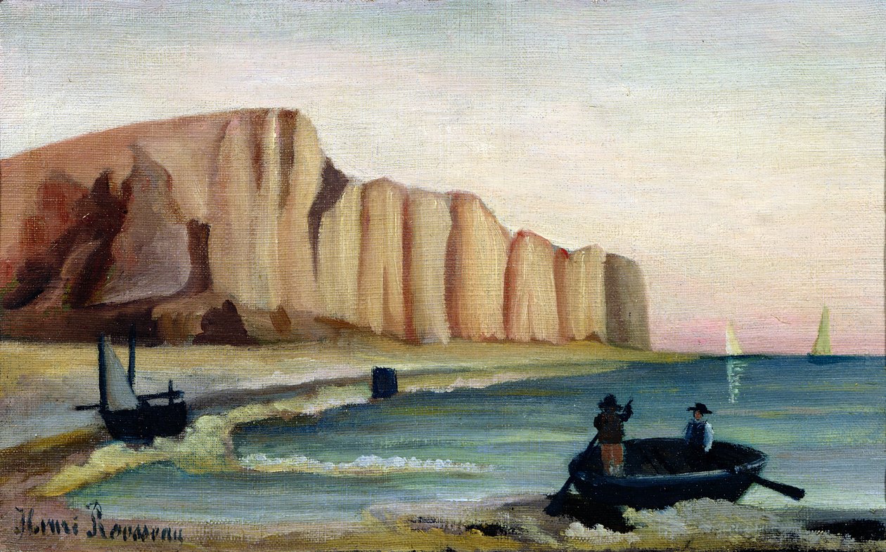 Falésias, c.1897 de Henri Rousseau