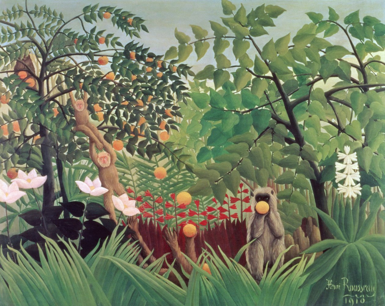 Paisagem exótica de Henri Rousseau