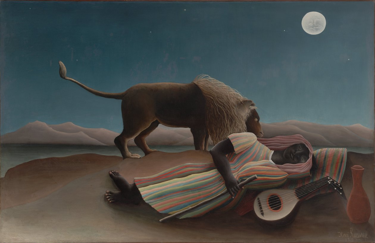 O cigano adormecido de Henri Rousseau
