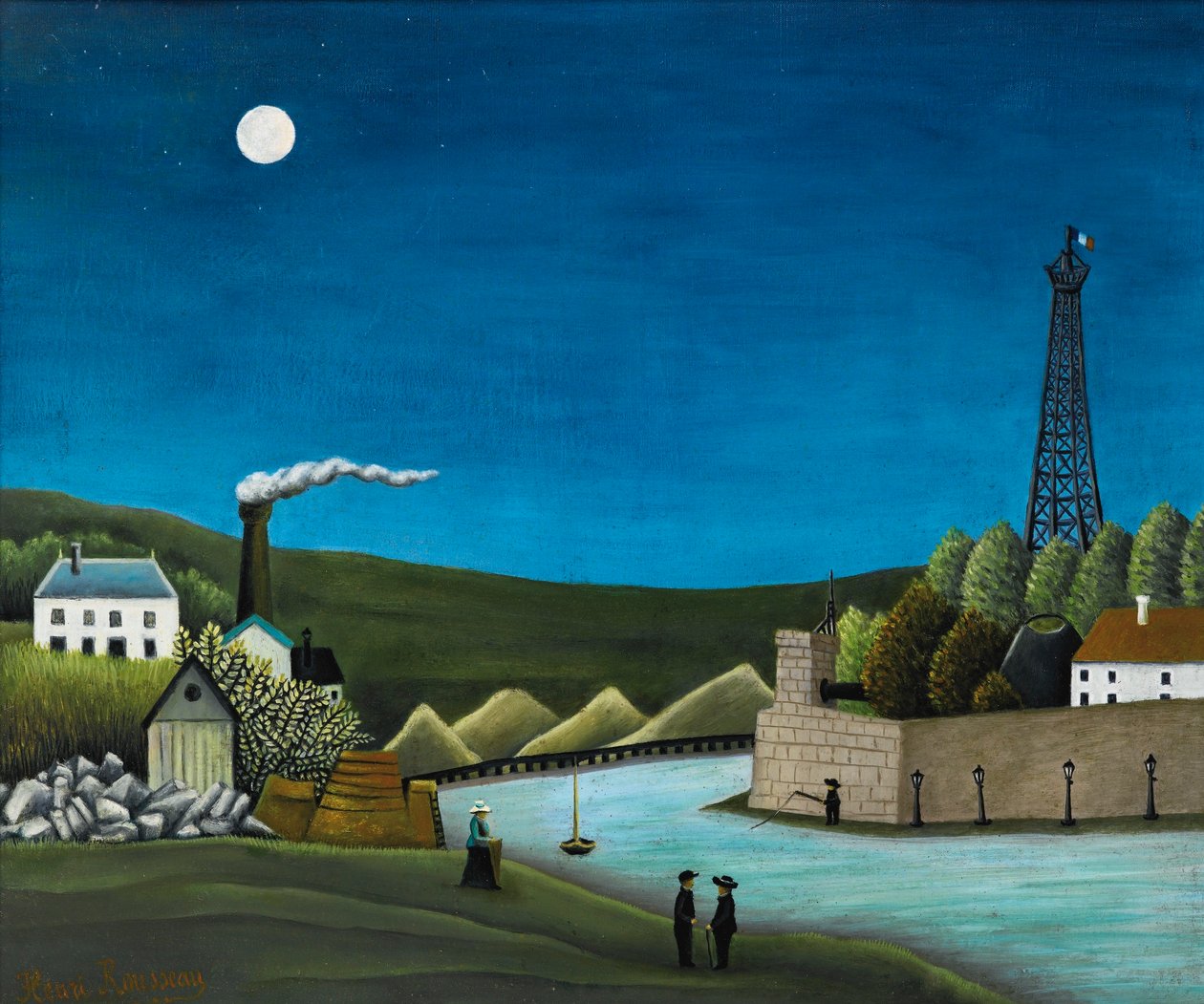 O Sena em Suresnesl de Henri Rousseau