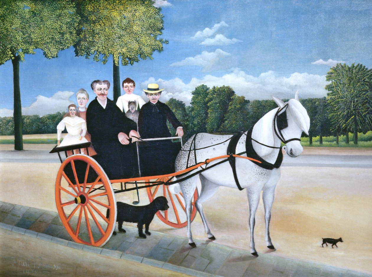 Armadilha do Velho Junier, 1908 de Henri Rousseau