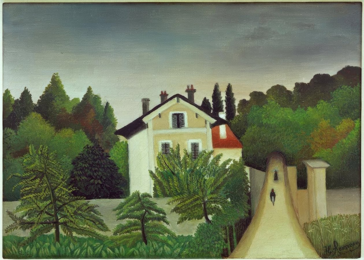 Paisagem tirada nas margens do Oise, território de Chaponv de Henri Rousseau