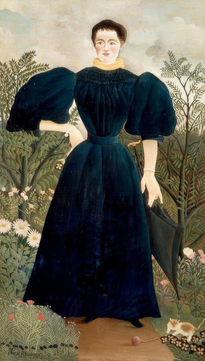 Retrato de uma mulher de Henri Rousseau