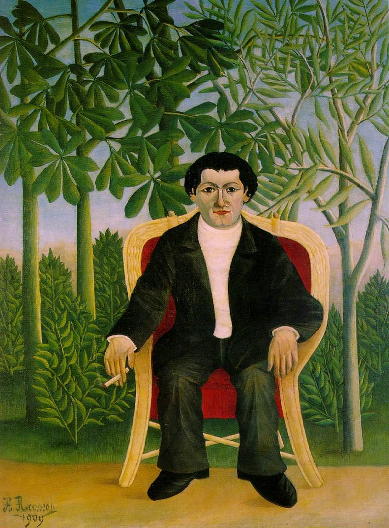 Retrato de Joseph Brummer de Henri Rousseau