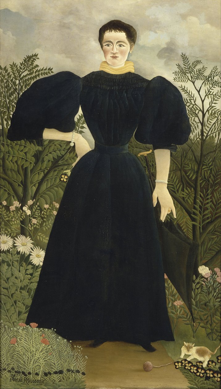 Retrato da Madame M; de Henri Rousseau