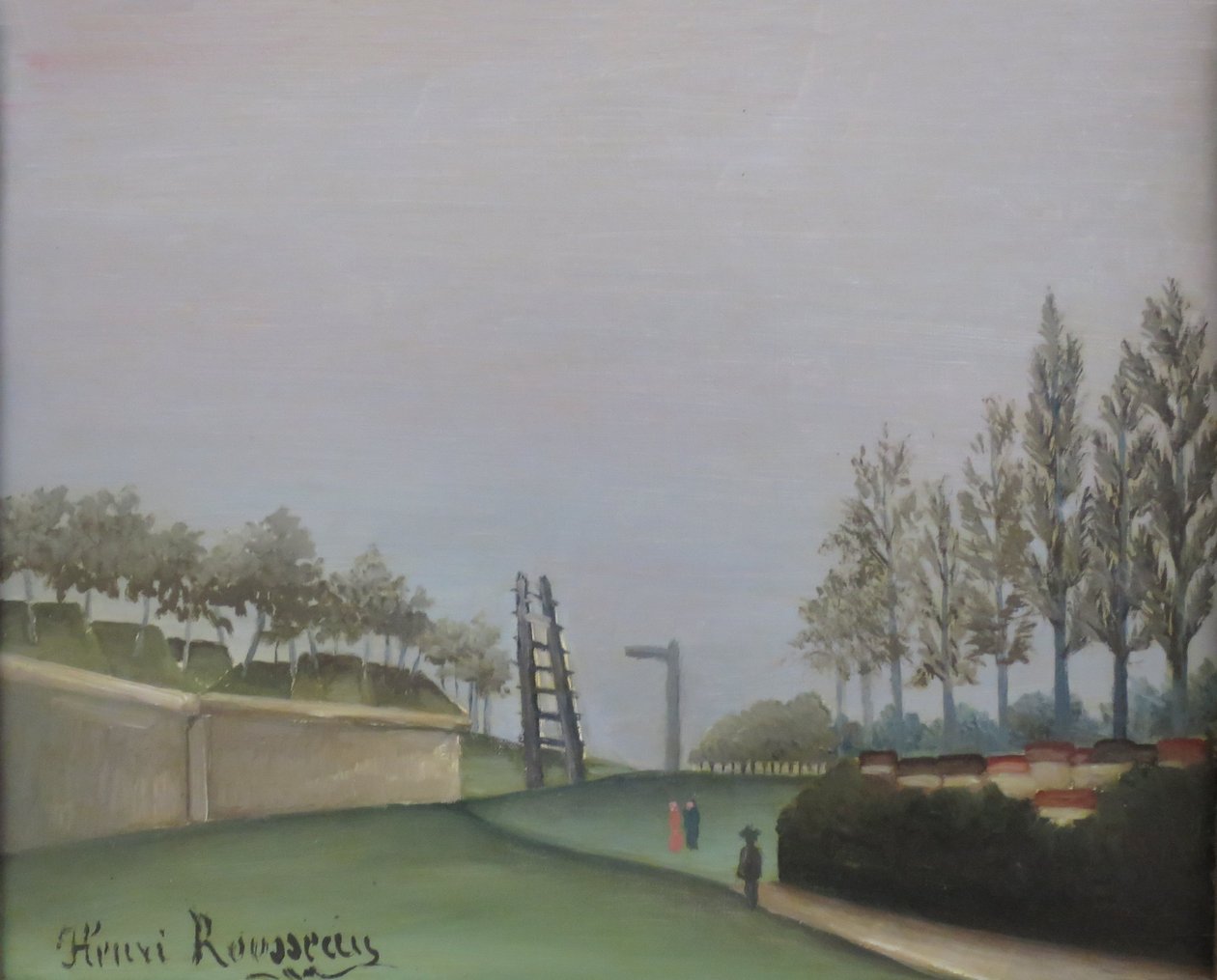 Vista das Fortificações da Porte de Vanves de Henri Rousseau