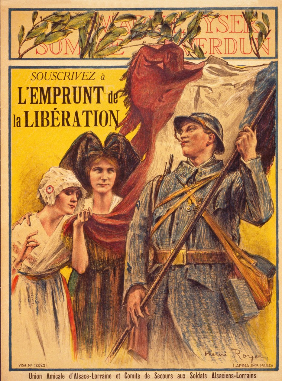 Assine o Empréstimo da Libertação, c.1917 de Henri Royer