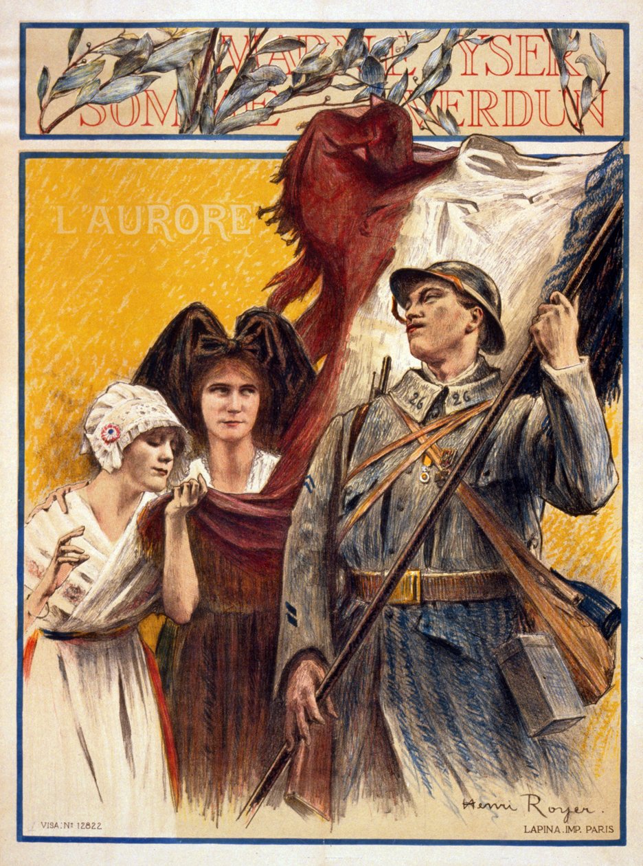 Assine o Empréstimo de Libertação, 1918 de Henri Royer