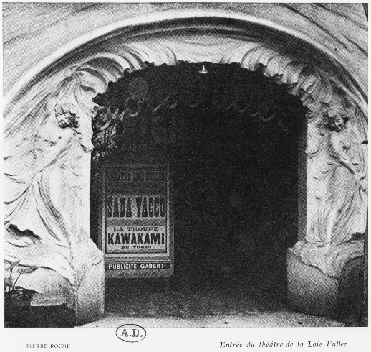 Loie Fuller Theatre na Exposição Universal de 1900 de Henri Sauvage