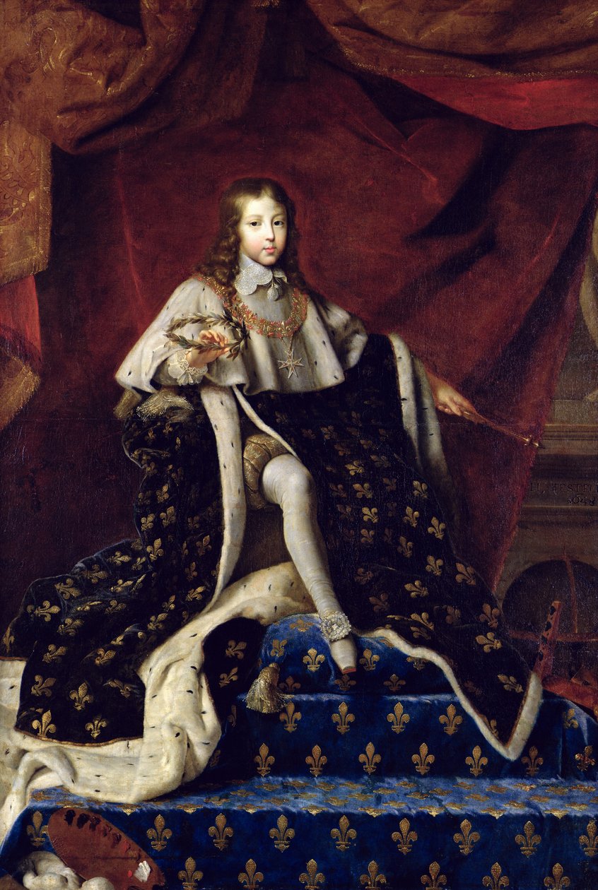 Retrato de Luís XIV (1638-1715), 10 anos de idade, 1648 de Henri Testelin