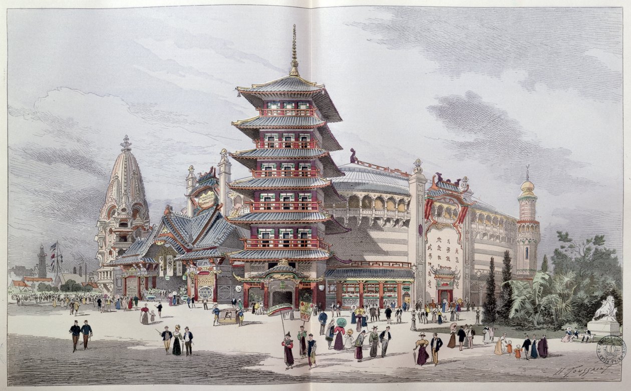 The World Tour na Exposição Universal de 1900, Paris de Henri Toussaint