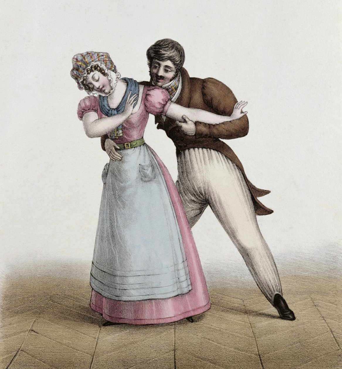 &39;O bom e o chefe Galant&39;, c.1830 de Henri Villain