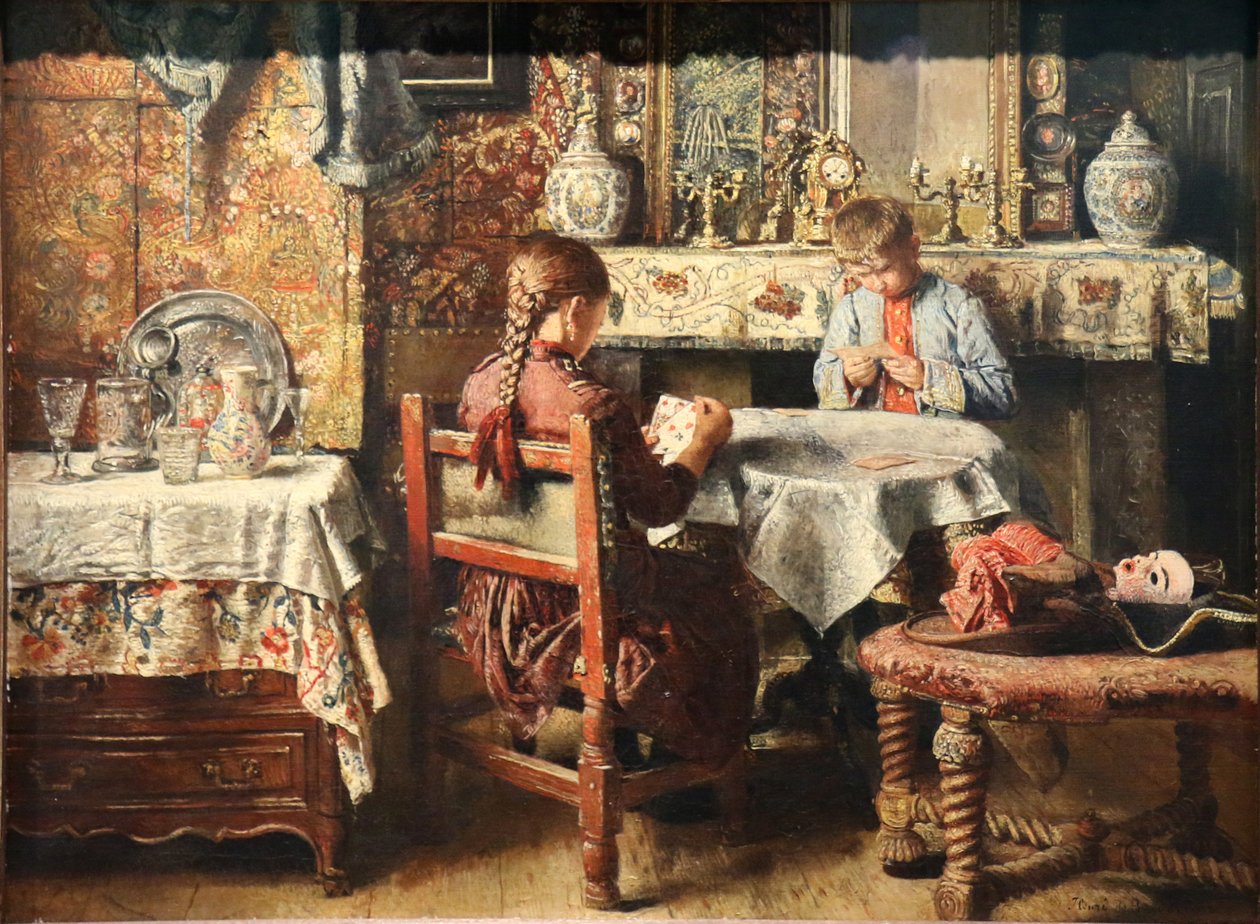 Jogo de Cartas de Henri de Braekeleer