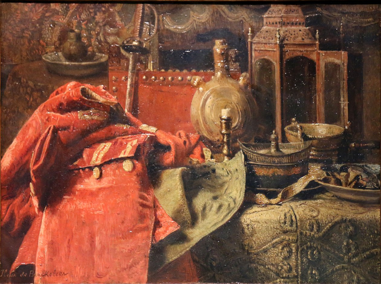 O casaco vermelho de Henri de Braekeleer