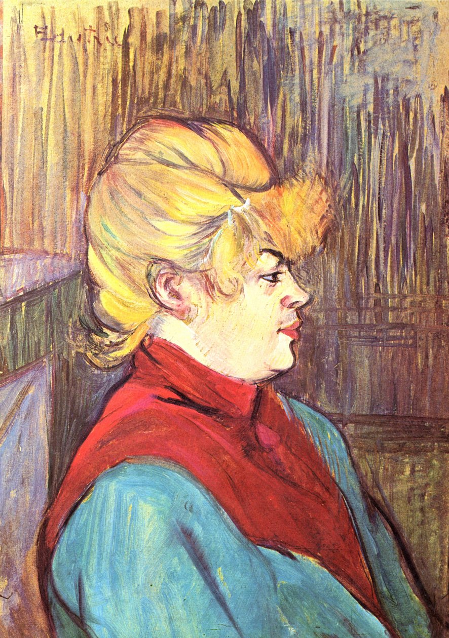 Residente de uma casa de prazer de Henri de Toulouse Lautrec
