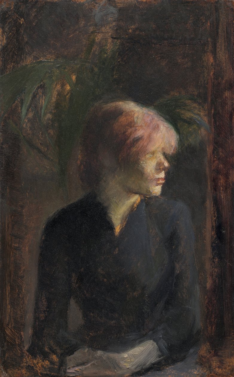 Carmen Gaudin, 1885 (óleo sobre madeira) de Henri de Toulouse Lautrec