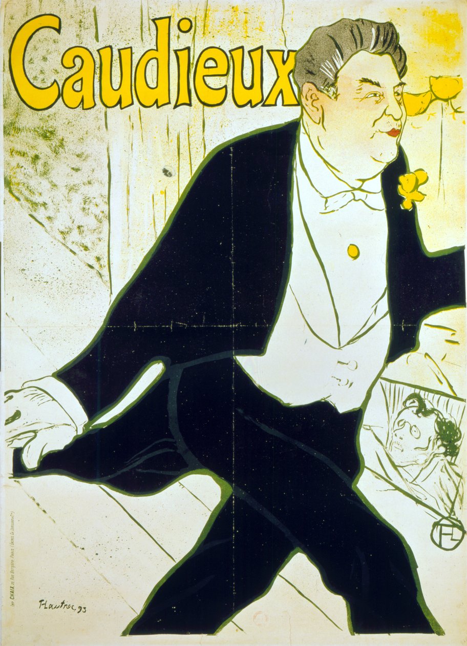 Caudieux, 1893 de Henri de Toulouse Lautrec