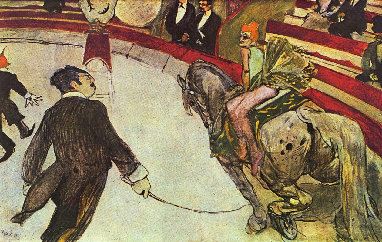 O cavaleiro de arte no circo Fernando de Henri de Toulouse Lautrec