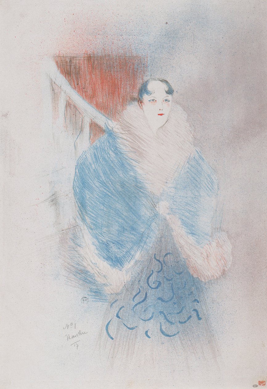 Esla, chamada de vienense de Henri de Toulouse Lautrec