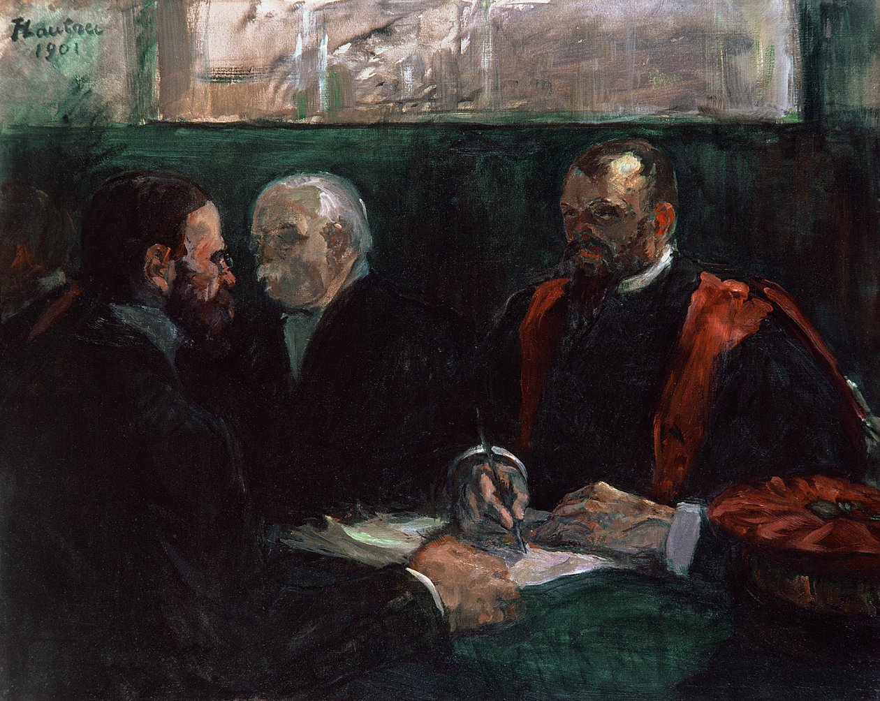 Exame na Faculdade de Medicina, 1901 de Henri de Toulouse Lautrec