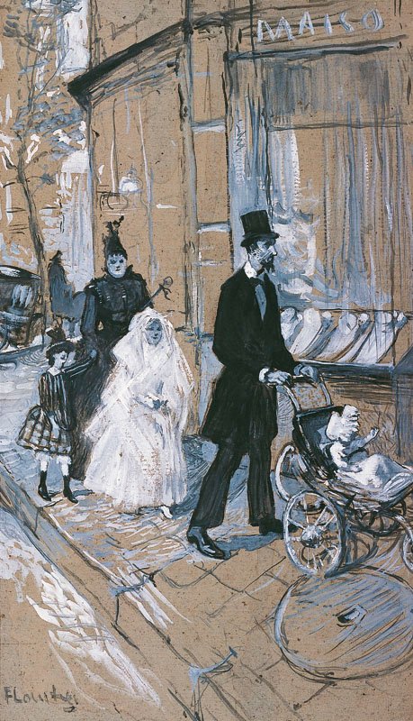 Primeira comunhão de Henri de Toulouse Lautrec