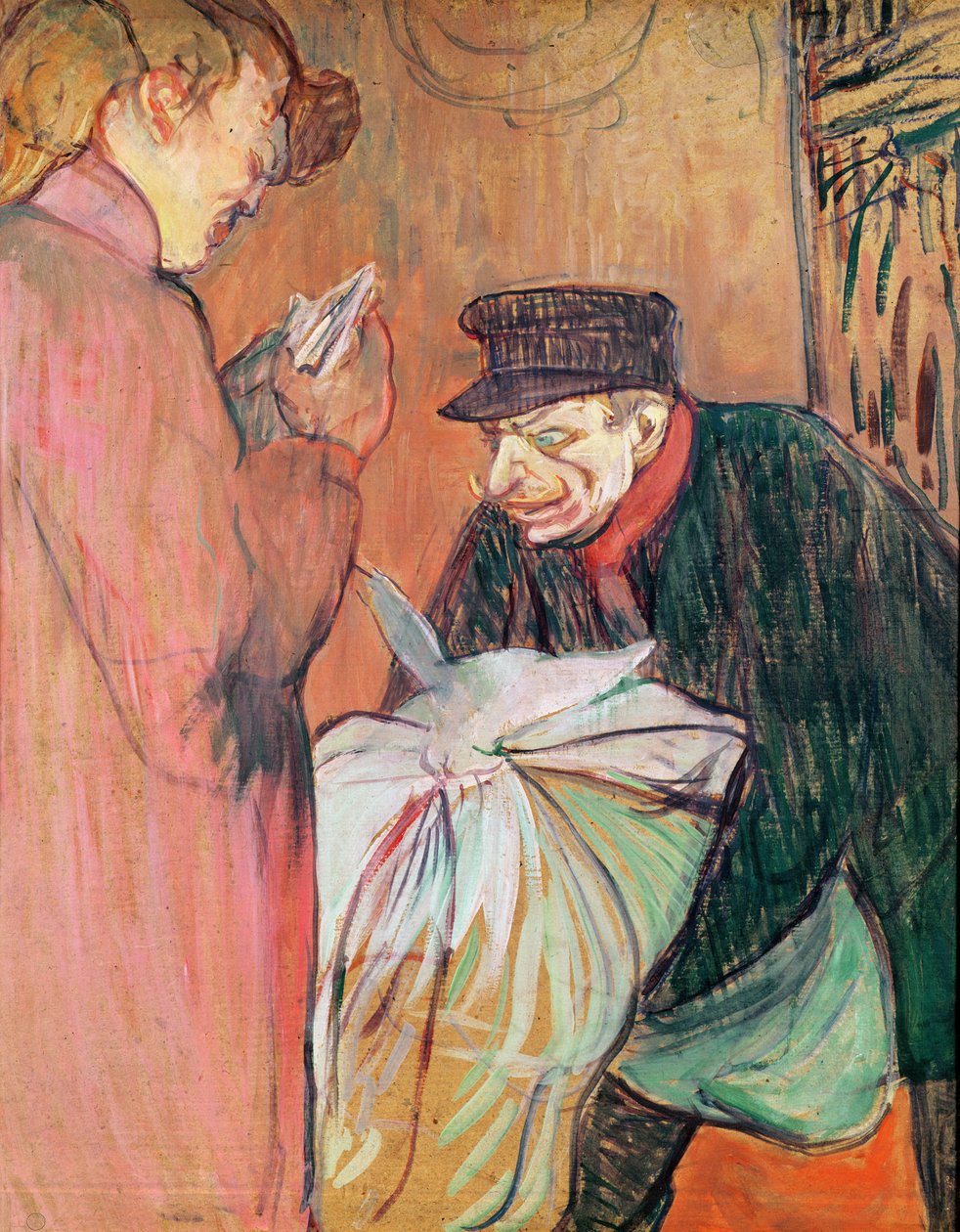 The Whiteness House, 1894 (óleo no cartão) de Henri de Toulouse Lautrec