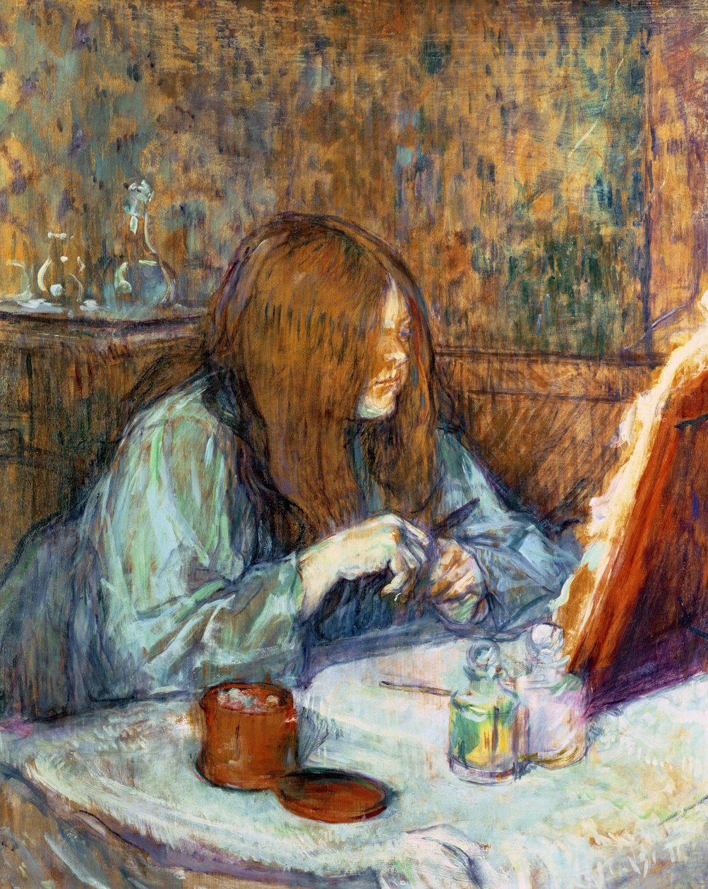 Madame Poupoule em seu banheiro, 1898 de Henri de Toulouse Lautrec