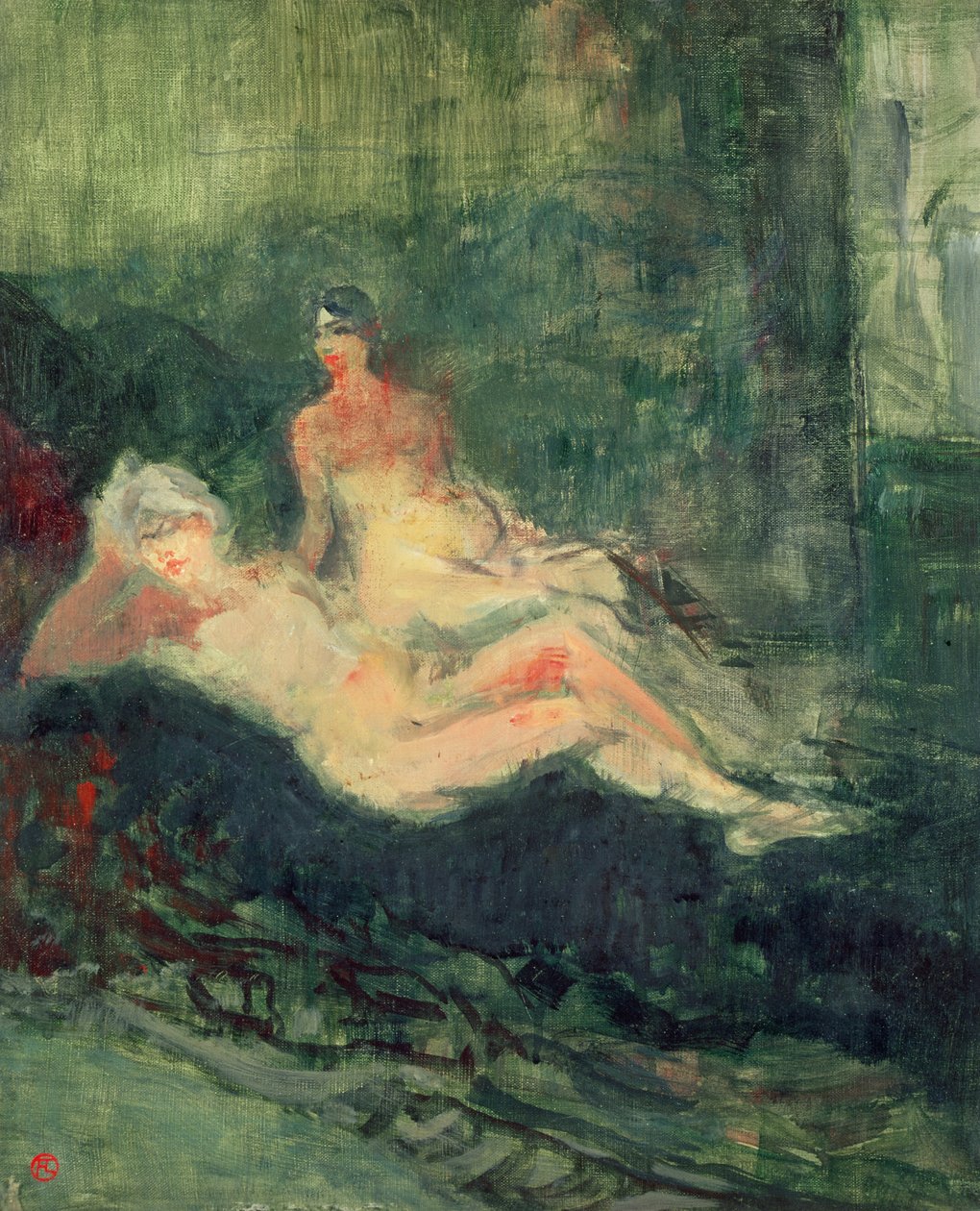 Messalina, (detalhe dos extras), 1900 de Henri de Toulouse Lautrec