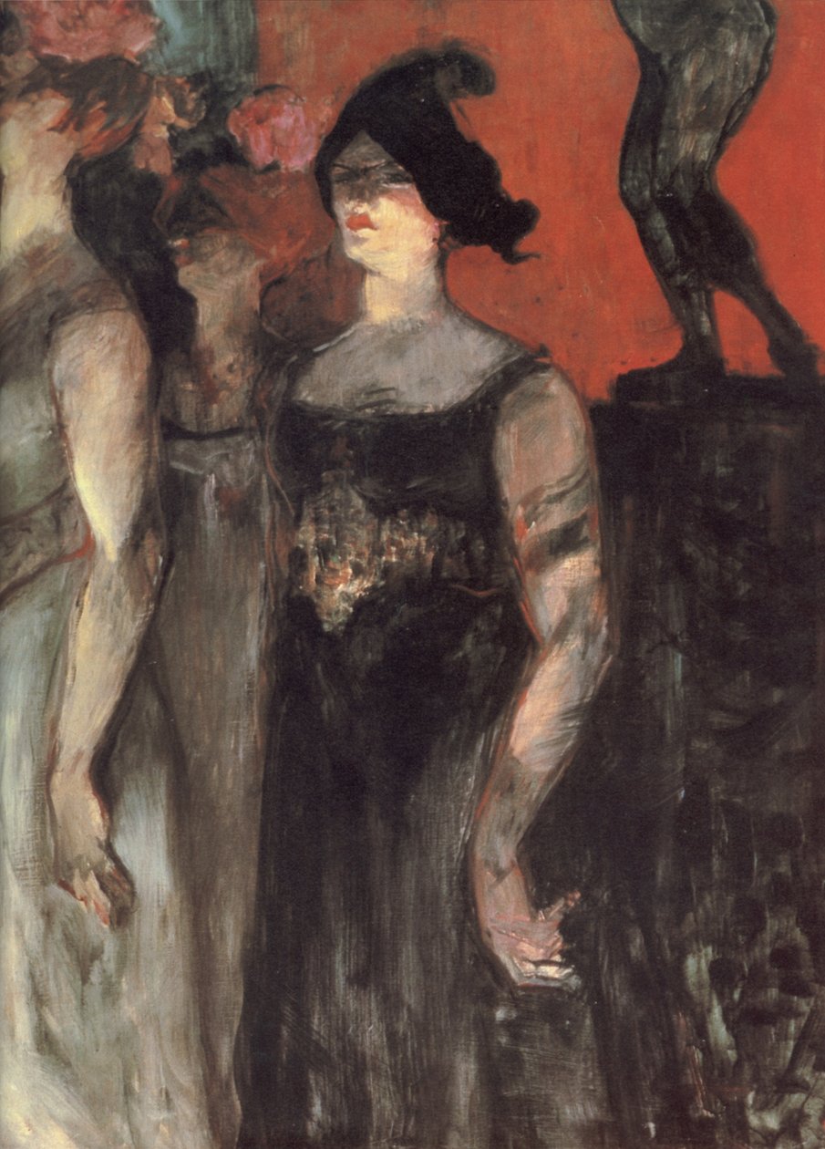 Messalina entre dois extras de Henri de Toulouse Lautrec