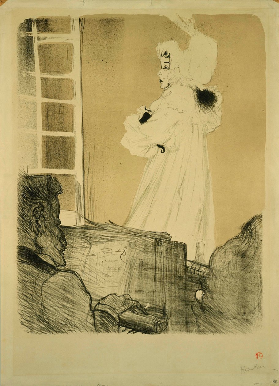 Miss May Belfort (Estado I) de Henri de Toulouse Lautrec
