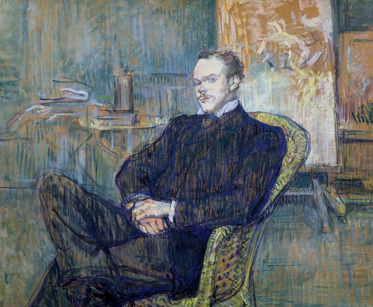 Paul Leclercq (1872-1956) 1897 (óleo sobre papelão) de Henri de Toulouse Lautrec