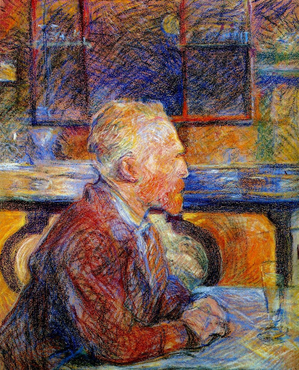 Retrato de Vincent van Gogh de Henri de Toulouse Lautrec