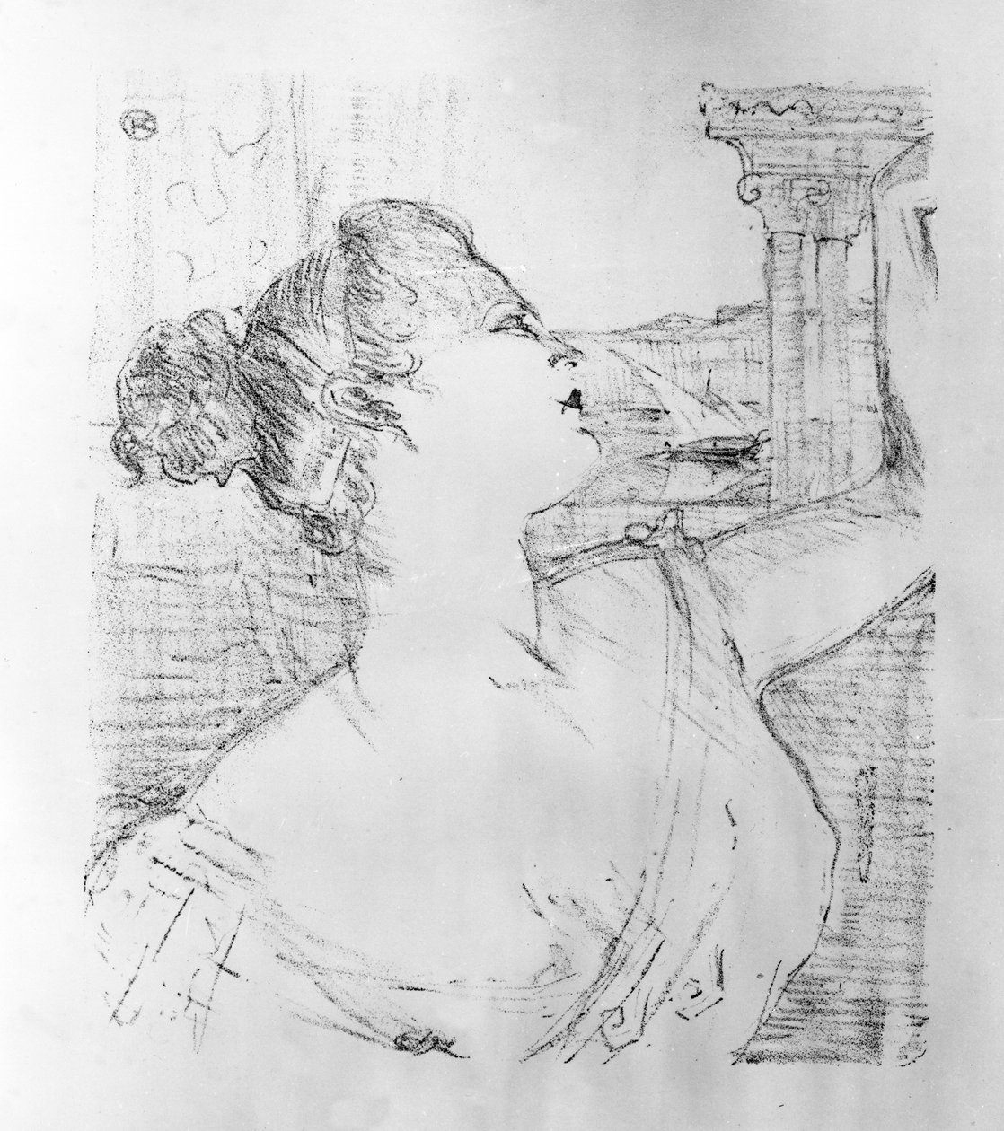 Sibyl Sanderson, 1898 de Henri de Toulouse Lautrec