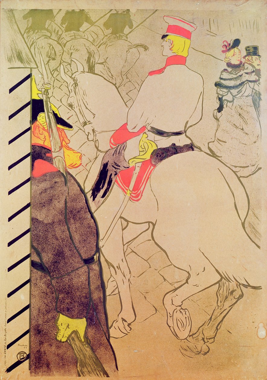 A Babilônia Alemã, 1894 (lcolour litho) de Henri de Toulouse Lautrec