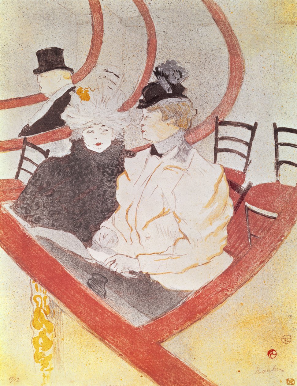 O Grande Loge, 1897 (ver também 15811) de Henri de Toulouse Lautrec