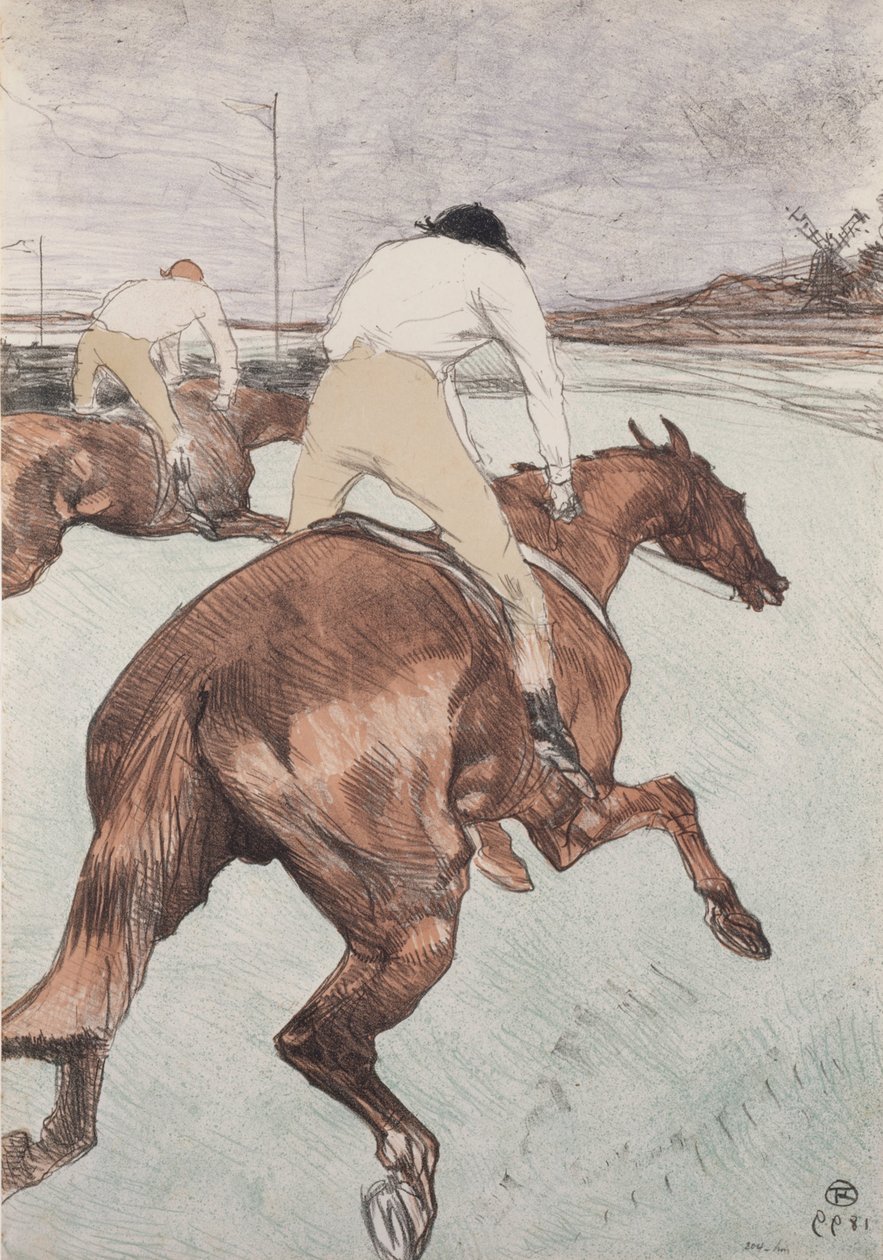 O jóquei de Henri de Toulouse Lautrec