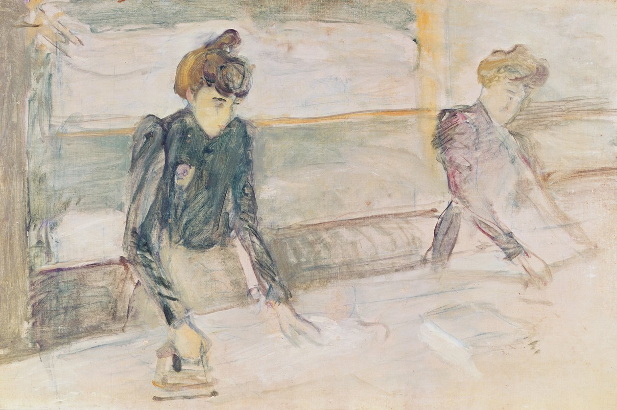 As lavadeiras de Henri de Toulouse Lautrec